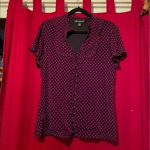 Polka dot INC blouse
